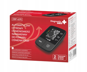 Diagnostic Med DBP-6191 Automatyczny cyfrowy ciśnieniomierz naramienny
