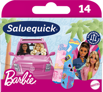 Salvequick Barbie Plastry, 14 sztuk