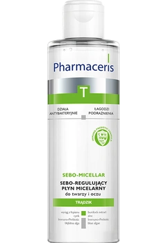 Pharmaceris T Sebo-Micellar Antybakteryjny płyn micelarny do oczyszczania i demakijażu twarzy i oczu, 200 ml