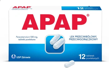 APAP 500 mg, 12 tabletek powlekanych