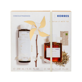 Korres Spread Joy White Tea Zestaw Żel pod prysznic + Woda zapachowa