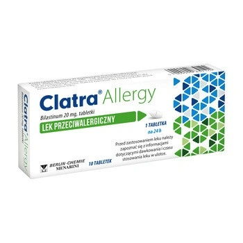 Clatra Allergy 20 mg,  10 tabletek