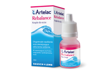 Artelac Rebalance, nawilżające krople do oczu,10 ml