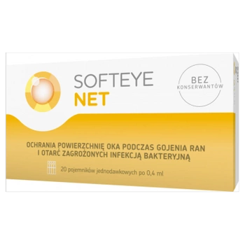 Softeye Net, żel do oczu, 0,4 ml x 20 pojemników jednodawkowych