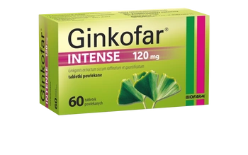 Ginkofar Intense 120mg, 60 tabletek powlekanych