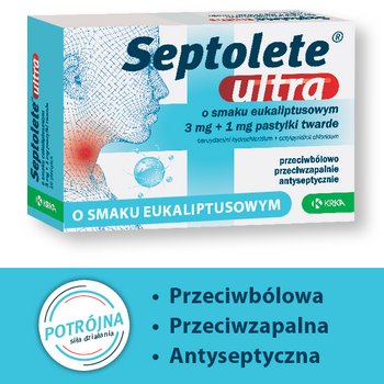 SEPTOLETE ULTRA,  16 pastylek 