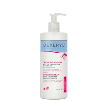 Dexeryl Krem myjący pod prysznic, 500 ml