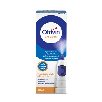 Otrivin dla dzieci Aerozol do nosa 0,5mg/ml, 10 ml