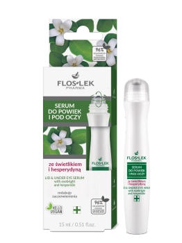 Flos-Lek Serum do powiek i pod oczy ze świetlikiem i hesperydyną, 15 ml