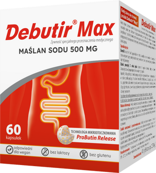 Debutir Max 500 mg, 60 kapsułek