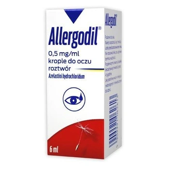 Allergodil krople do oczu 0,5mg/ml 6ml