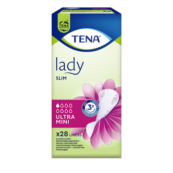 TENA Lady Slim Ultra Mini Plus wkładki, 28 sztuki