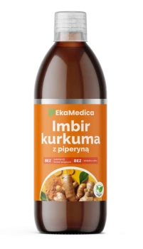 EkaMedica Imbir Kurkuma z piperyną płyn, 500 ml