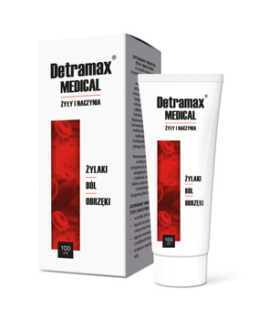 Detramax Medical Żyły i Naczynia Żel, 100 ml