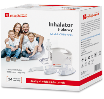  INHALATOR tłokowy CNB69011 Zyskaj Zdrowie,  1 sztuka
