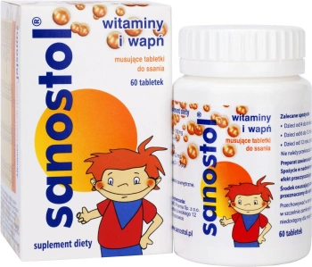 Sanostol, 60 tabletek musujących