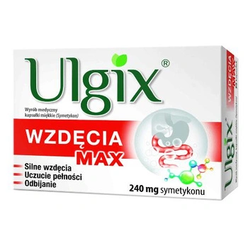 Ulgix Wzdęcia Max, 15 kapsułek