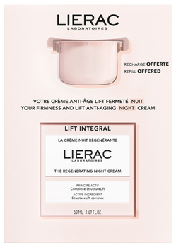 Lierac Lift Integral Zestaw Krem ujędrniający na noc + refill