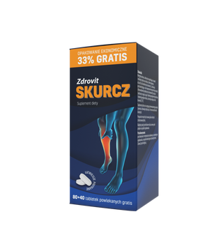 Zdrovit Skurcz, 80 + 40 tabletek powlekanych