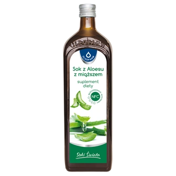 Aloes Sok z miąższem, 1000 ml