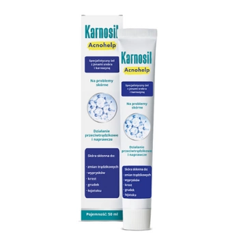 KARNOSIL ACNOHELP Żel specjalistyczny z jonami srebra, 50ml