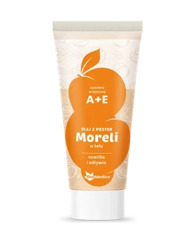 EkaMedica Olej z pestek moreli w żelu, 200 ml