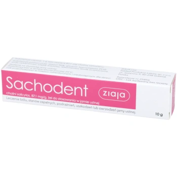 Sachodent żel do stosowania w jamie ustnej 0,0871g/g x 10g