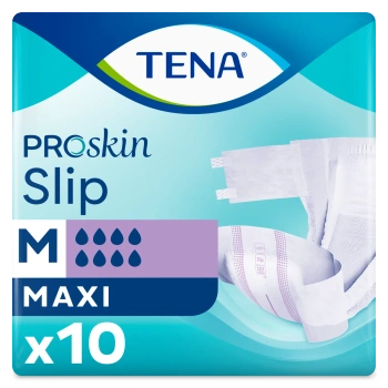 Tena Slip ProSkin Maxi Rozmiar M (73-122cm) Pieluchomajtki, 10 sztuk