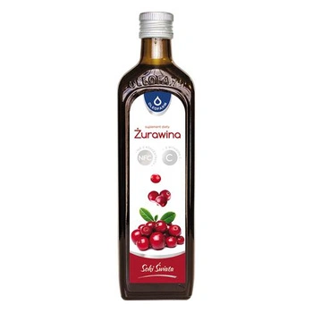 Oleofarm 100%  Żurawina Sok z owoców, 490 ml 