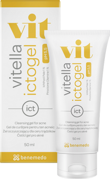 Vitella Ictogel Żel oczyszczający dla skóry trądzikowej, 50 ml