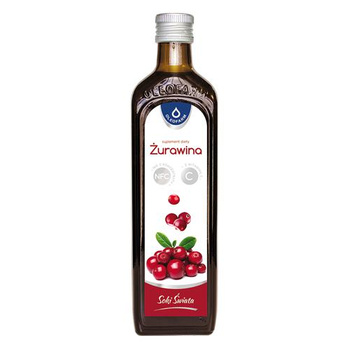 Oleofarm 100%  Żurawina Sok z owoców, 490 ml 