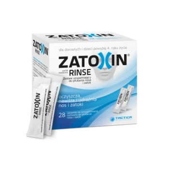 Zatoxin Rinse Zestaw uzupełnijący do płukania nosa i zatok, 28 saszetek