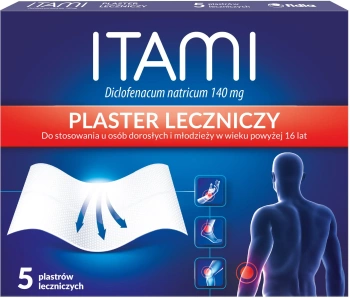 ITAMI 140 mg plaster leczniczy x 5 sztuk 