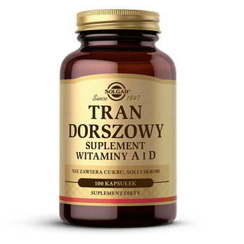 SOLGAR Tran Dorszowy 100 kapsułek