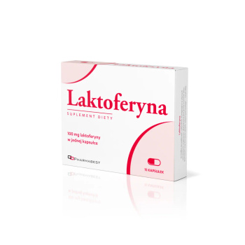 Laktoferyna 100 mg, 15 kapsułek