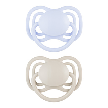 Canpol Babies Smoczek Silikonowy DentalAir 0-6 miesięcy, 2 sztuki