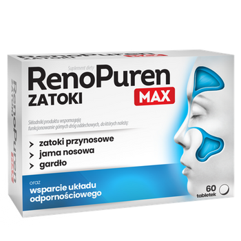 RENOPUREN ZATOKI MAX x 60 tabletek