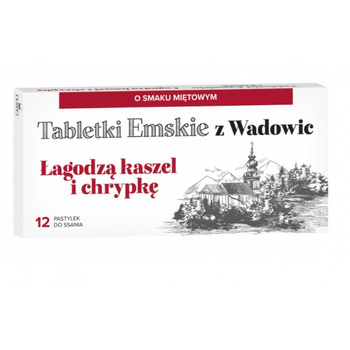 Tabletki Emskie Z Wadowic tabletki do ssania x 12 sztuk 
