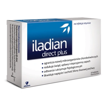 ILADIAN DIRECT PLUS x 10 tabletek dopochwowych