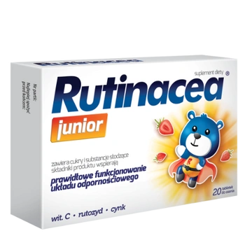 RUTINACEA Junior, 20 tabletek do ssania