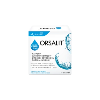 ORSALIT o smaku naturalnym, 10 saszetek