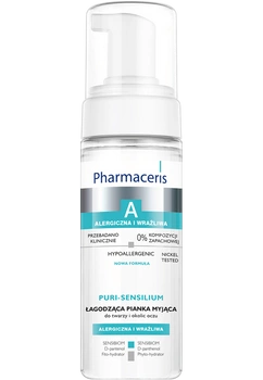 Pharmaceris A Puri-Sensilium Łagodząca pianka myjąca do twarzy i okolic oczu, 150 ml