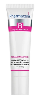 PHARMACERIS R ROSALGIN ACTIVE+ Ultra aktywny żel na rumień i zmiany grudkowo-krostkowe do twarzy 30ml
