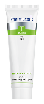 PHARMACERIS T SEBO-MOISTATIC Krem nawilżająco-kojący do twarzy SPF30, 50 ml