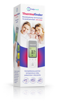 HelpMedi Thermofinder HFS-1000 Termometr bezdotykowy 