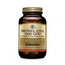 SOLGAR BROMELAINA 1000 GDU x 60 kapsułek