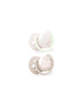 Smoczek silikonowy dynamiczny LOVI 0-2m (22/900) x 2 sztuki