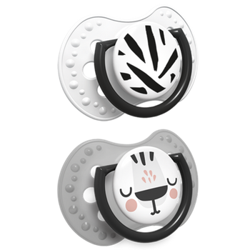 Smoczek silikonowy dynamiczny LOVI 18+m, 2 sztuki 