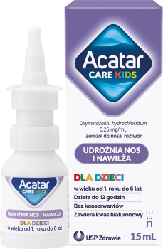 ACATAR Care Kids aerozol do nosa 0,25mg/ml 15 ml