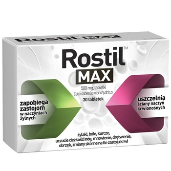 Rostil Max tabletki 500mg, 30 sztuk